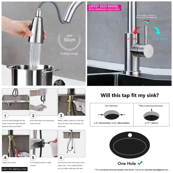 diy installation of pullout tap