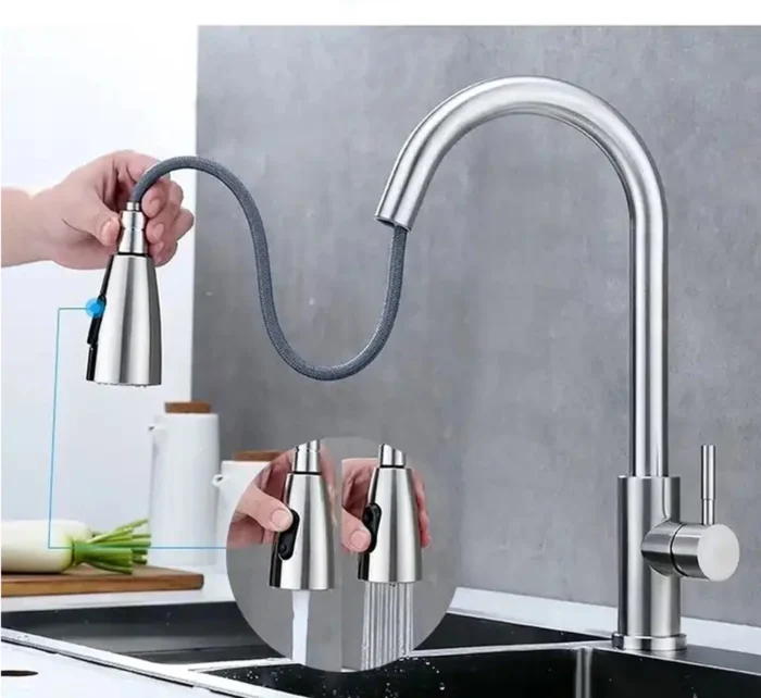 pull out kitchen sink faucet