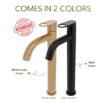 ZAIVI OREO SS-304 12 INCH PILLAR COCK TAP Matt Black REFURBISHED