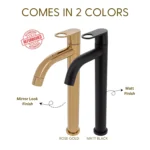 ZAIVI OREO SS-304 12 INCH PILLAR COCK TAP Rose Gold REFURBISHED